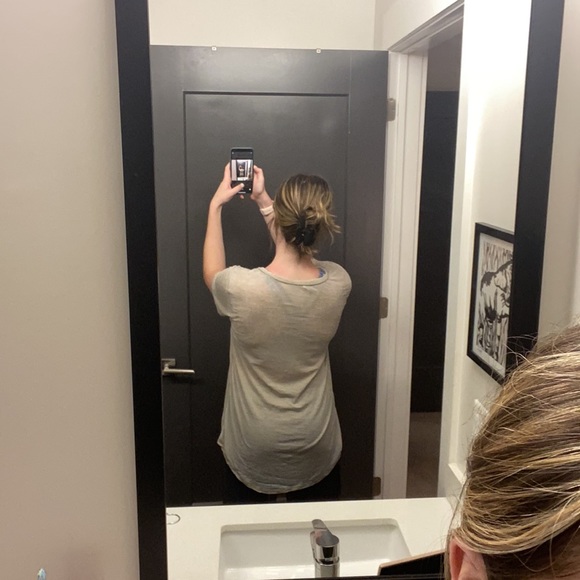 Tan Z-Supply V-Neck Tee - Picture 2 of 2